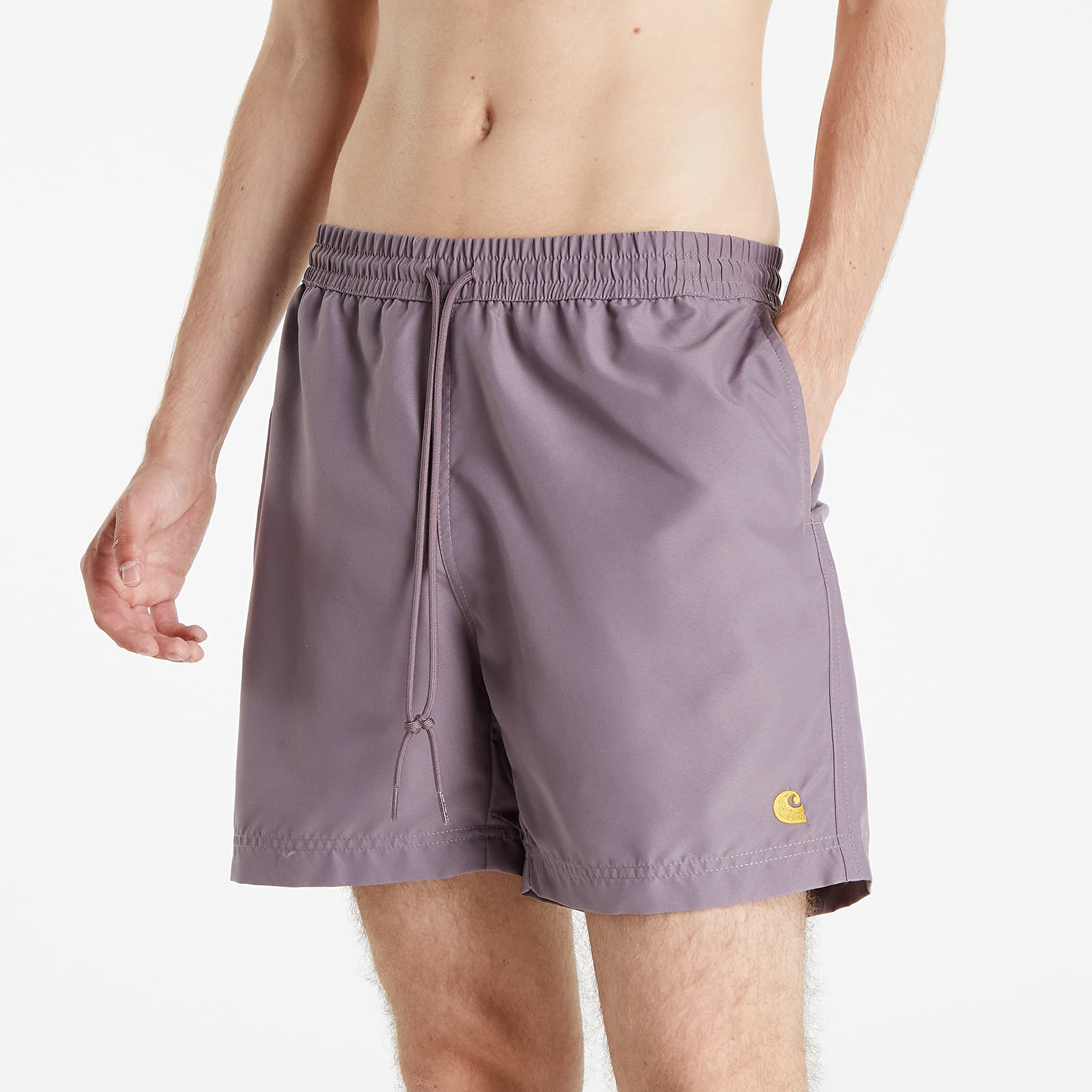 Swimsuit Carhartt WIP Chase Swim Trunks Misty Thistle/ Gold
