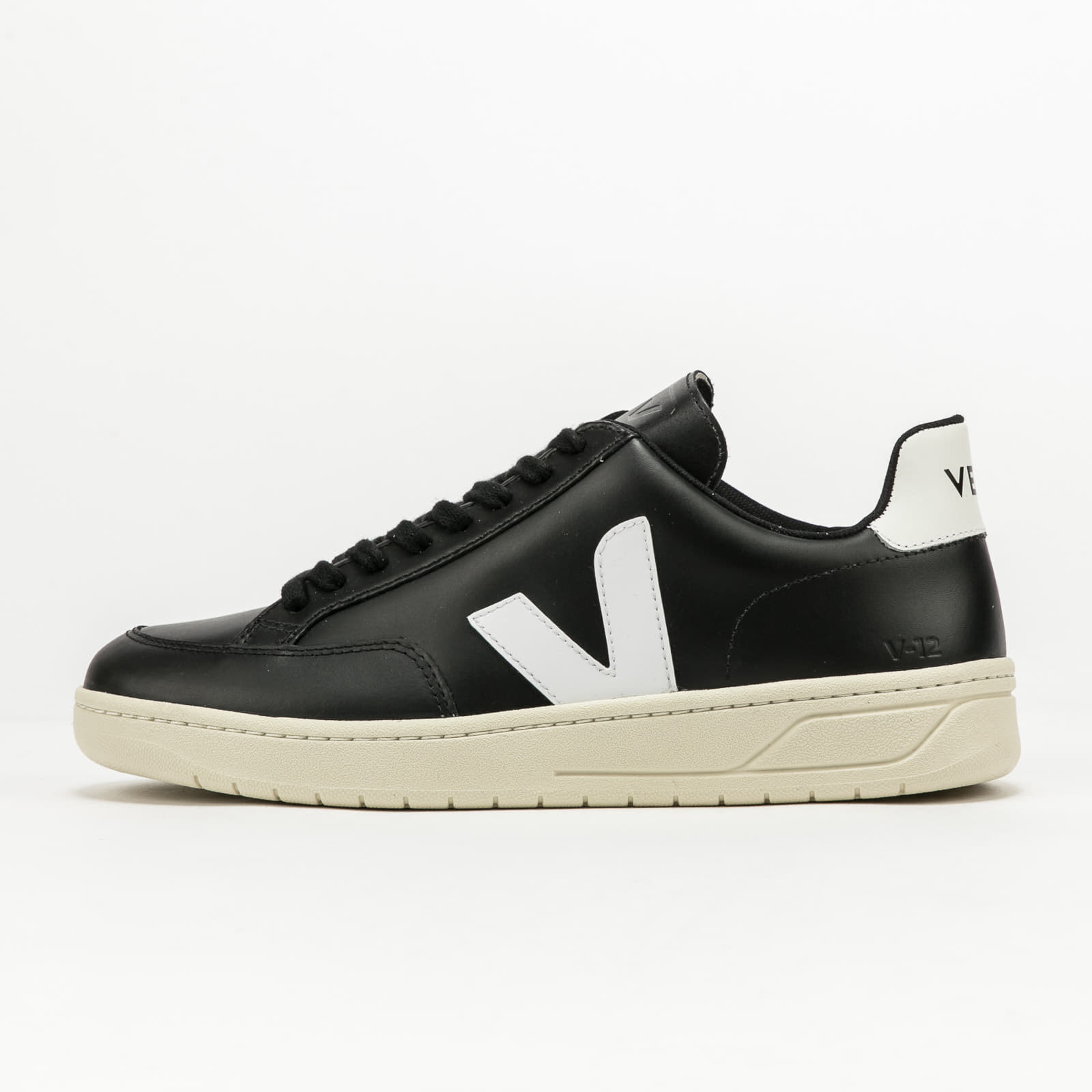 Women s shoes Veja W V 12 Leather Black White Footshop