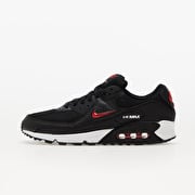 Nike air max 90 black and white and red shop