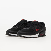 Nike air max 90 black and red shop and white