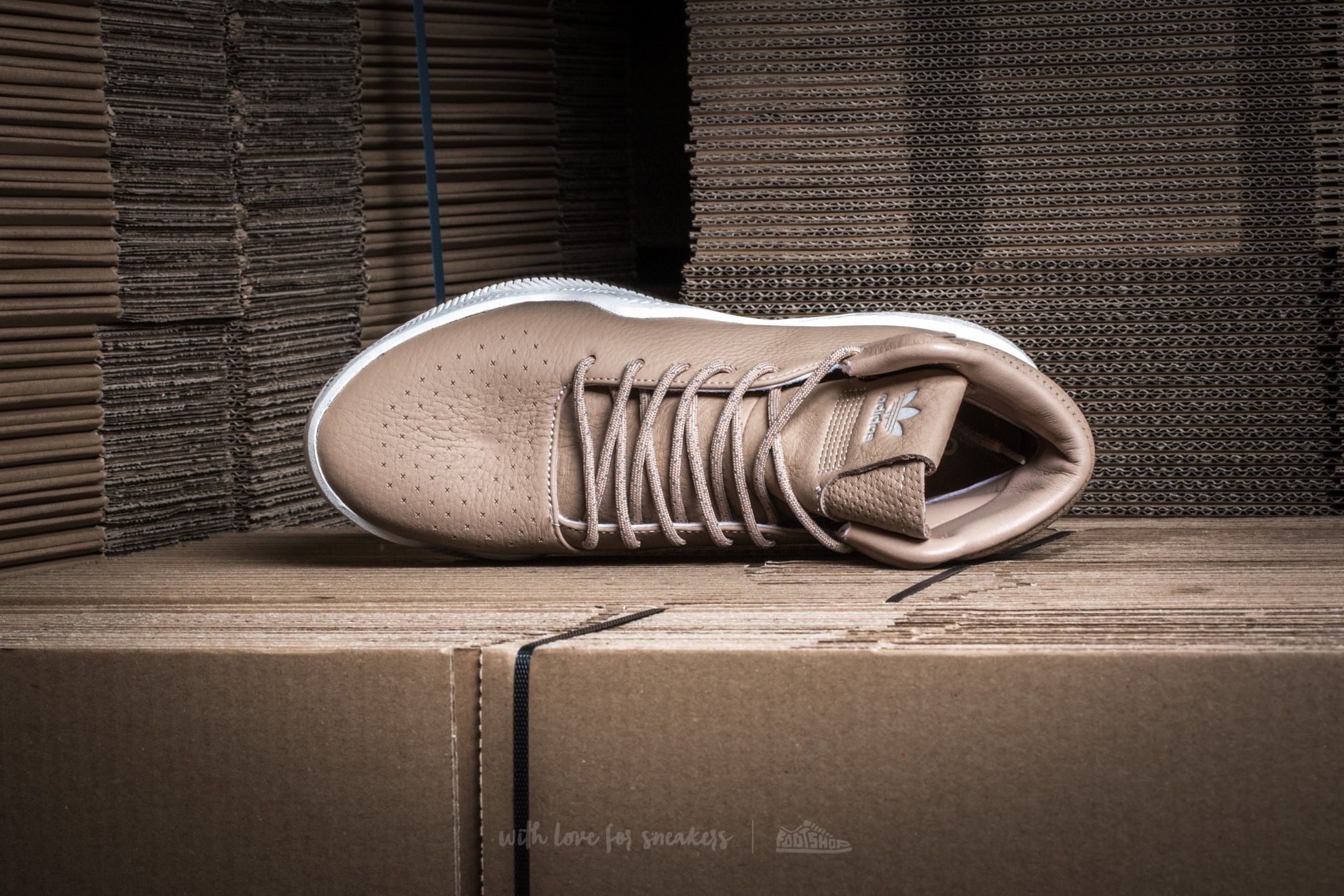 adidas tubular cardboard