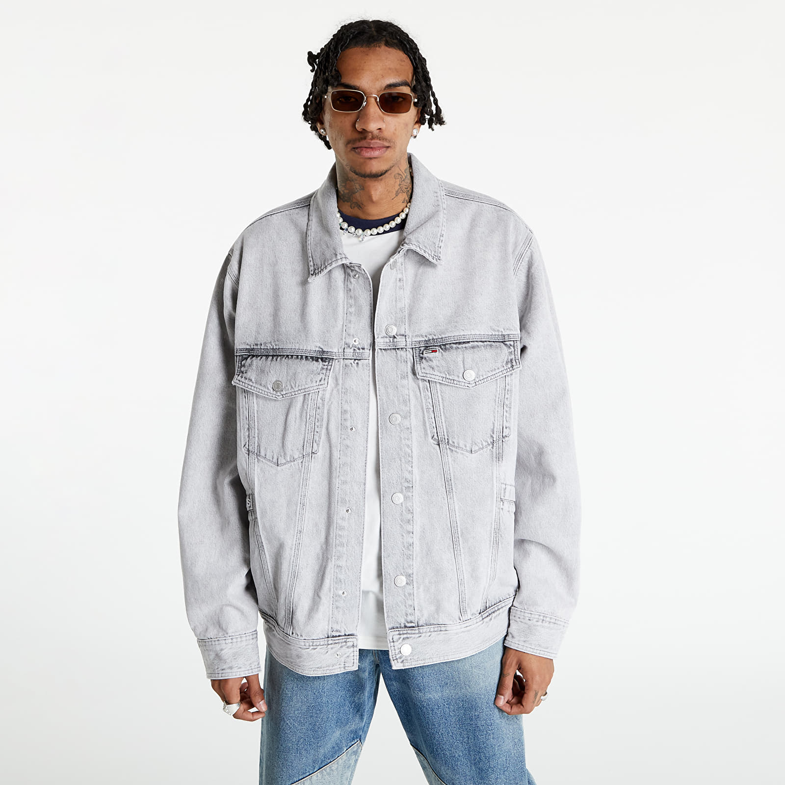 Jackets Tommy Jeans Archv Oversized Denim Jacket Denim Black