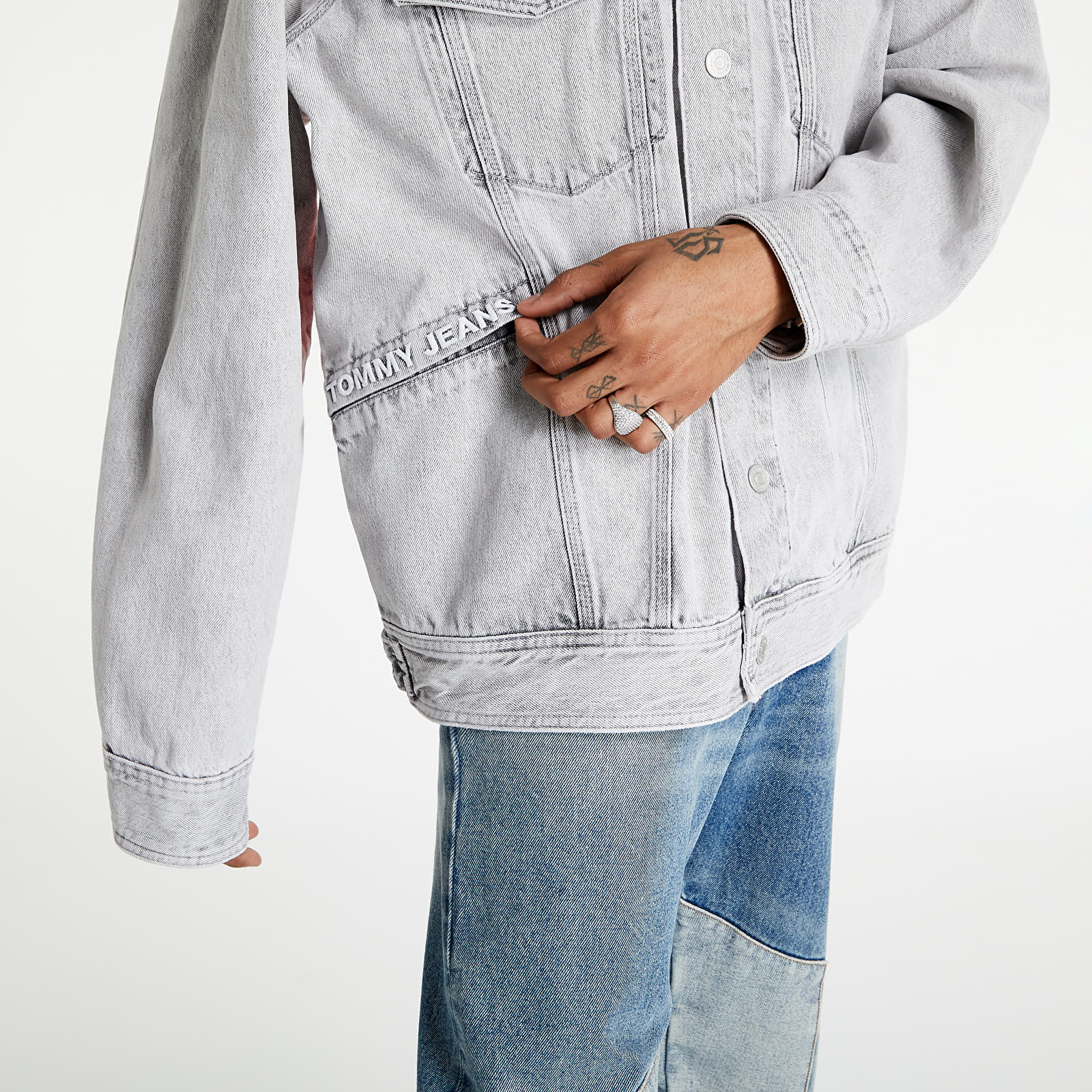 Jackets Tommy Jeans Archv Oversized Denim Jacket Denim Black