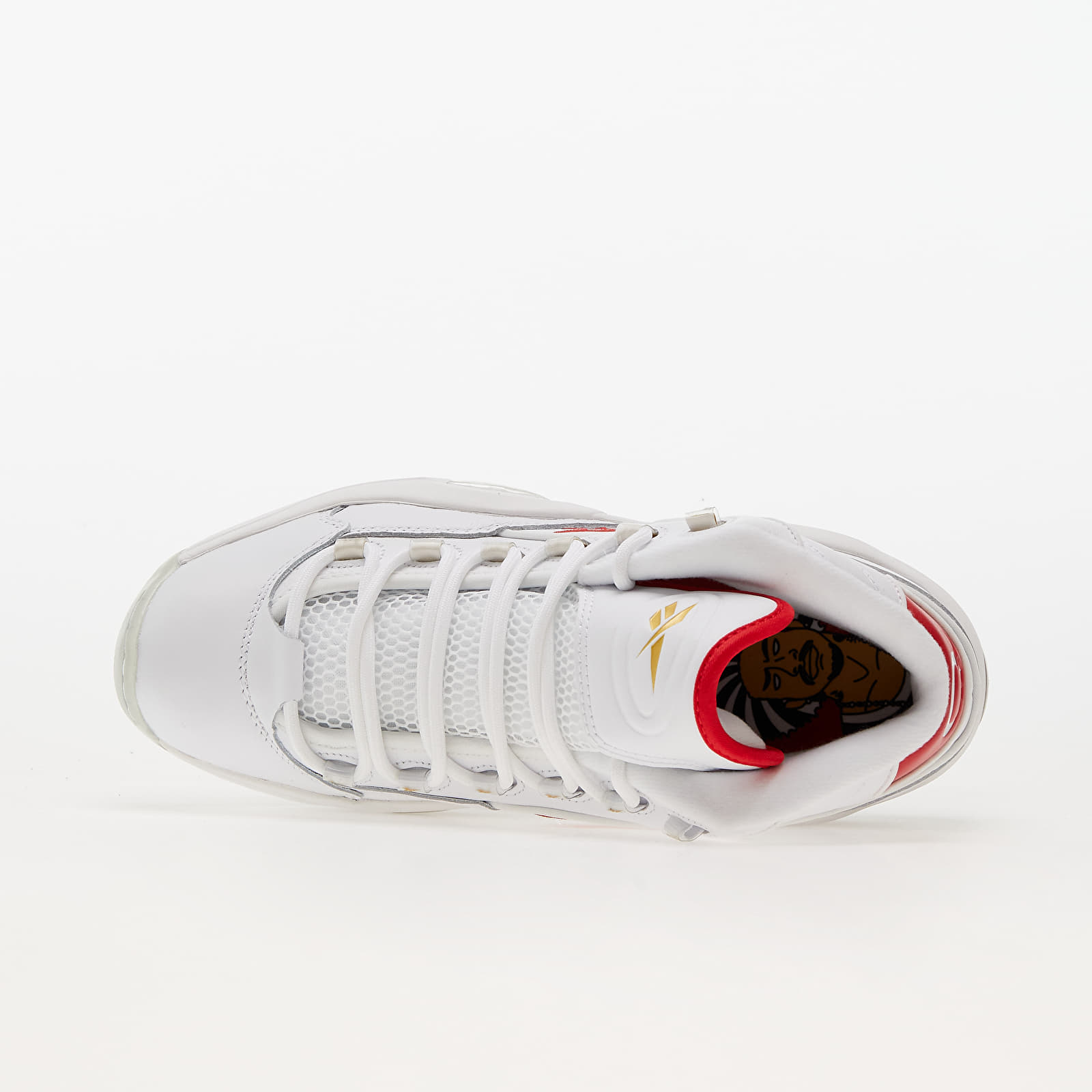 Men's shoes Reebok Question Mid Ftw White/ Ftw White/ Vector Red