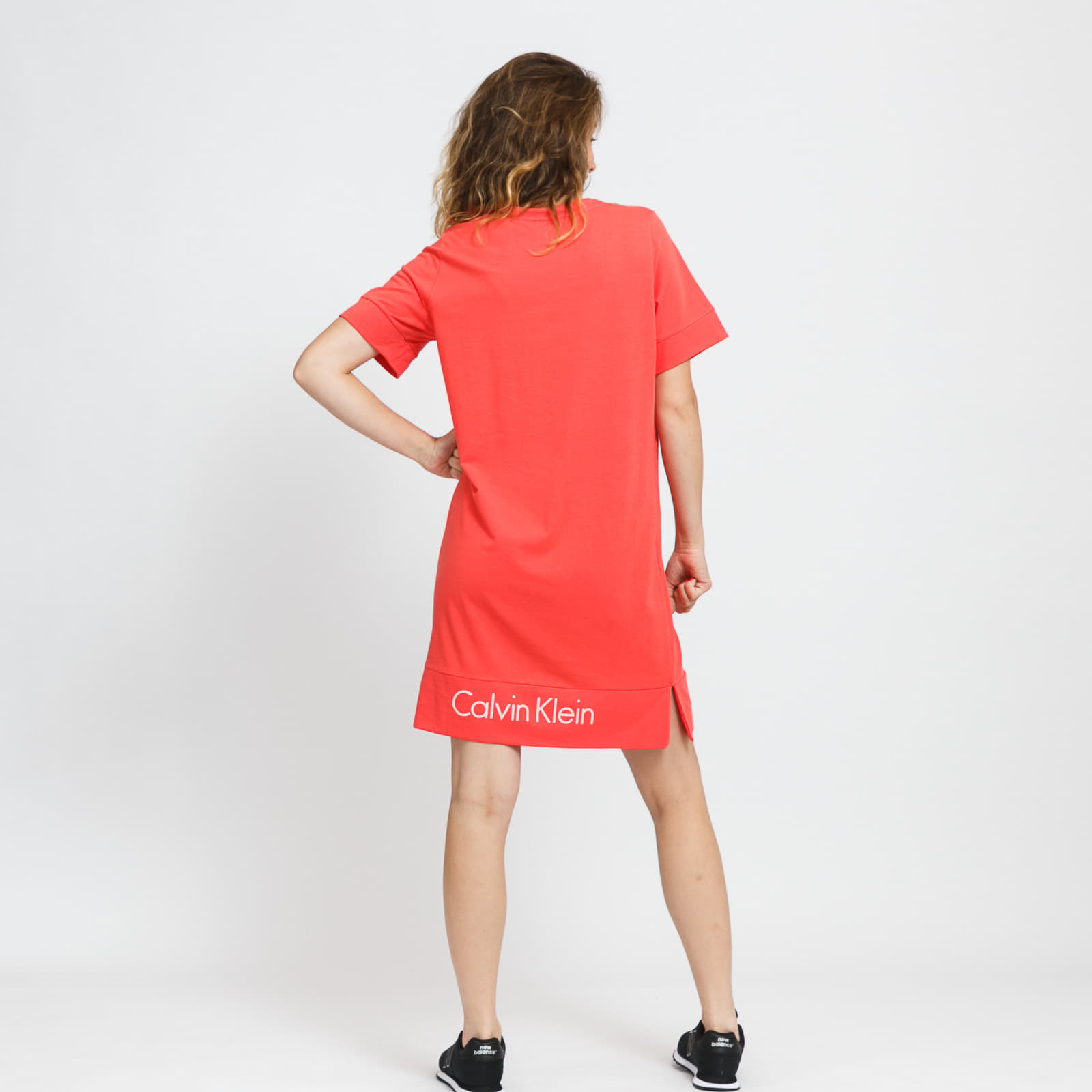 Dress Calvin Klein Nightshirt Light Red