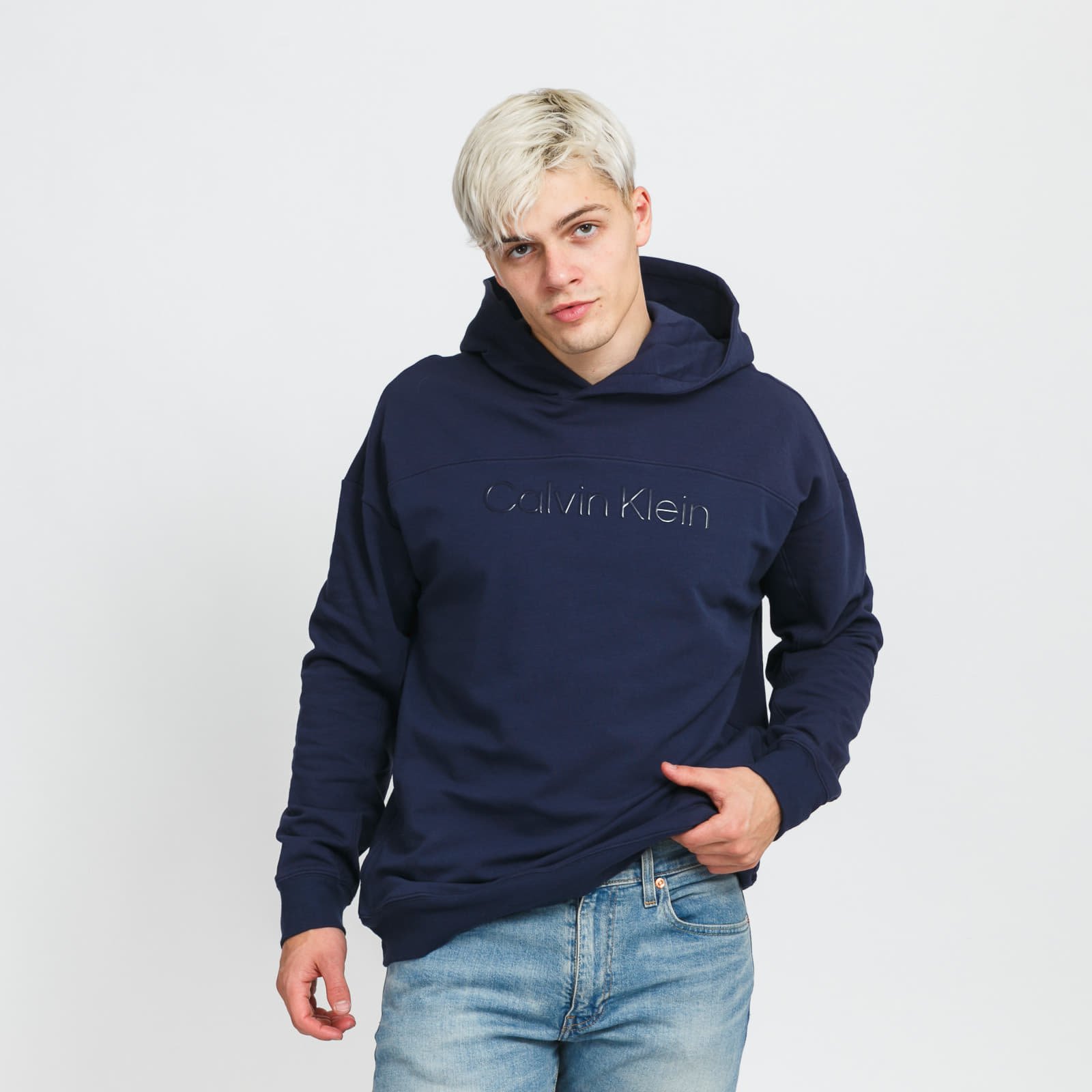 Hoodies and sweatshirts Calvin Klein Gloss Lounge LS Hoodie Navy