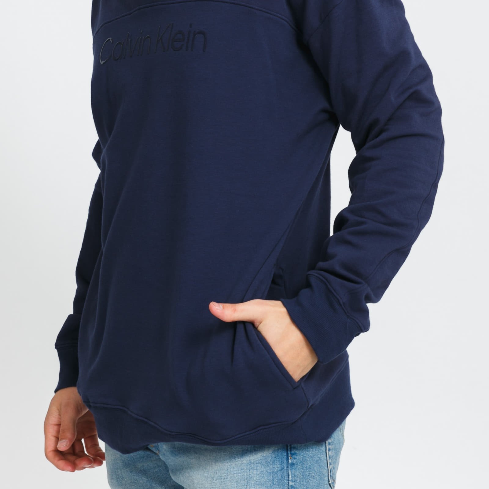Navy blue store calvin klein hoodie