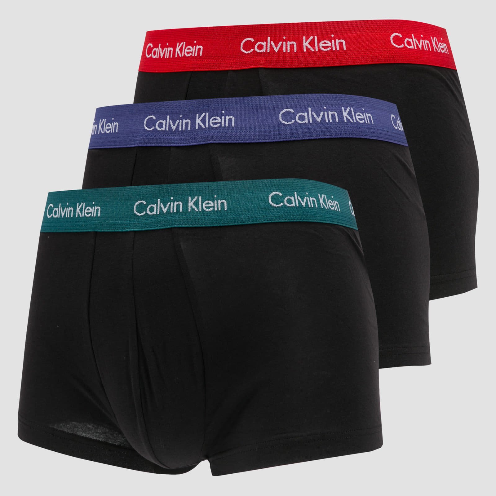 Trenky Calvin Klein 3 Pack Low Rise Trunks Black