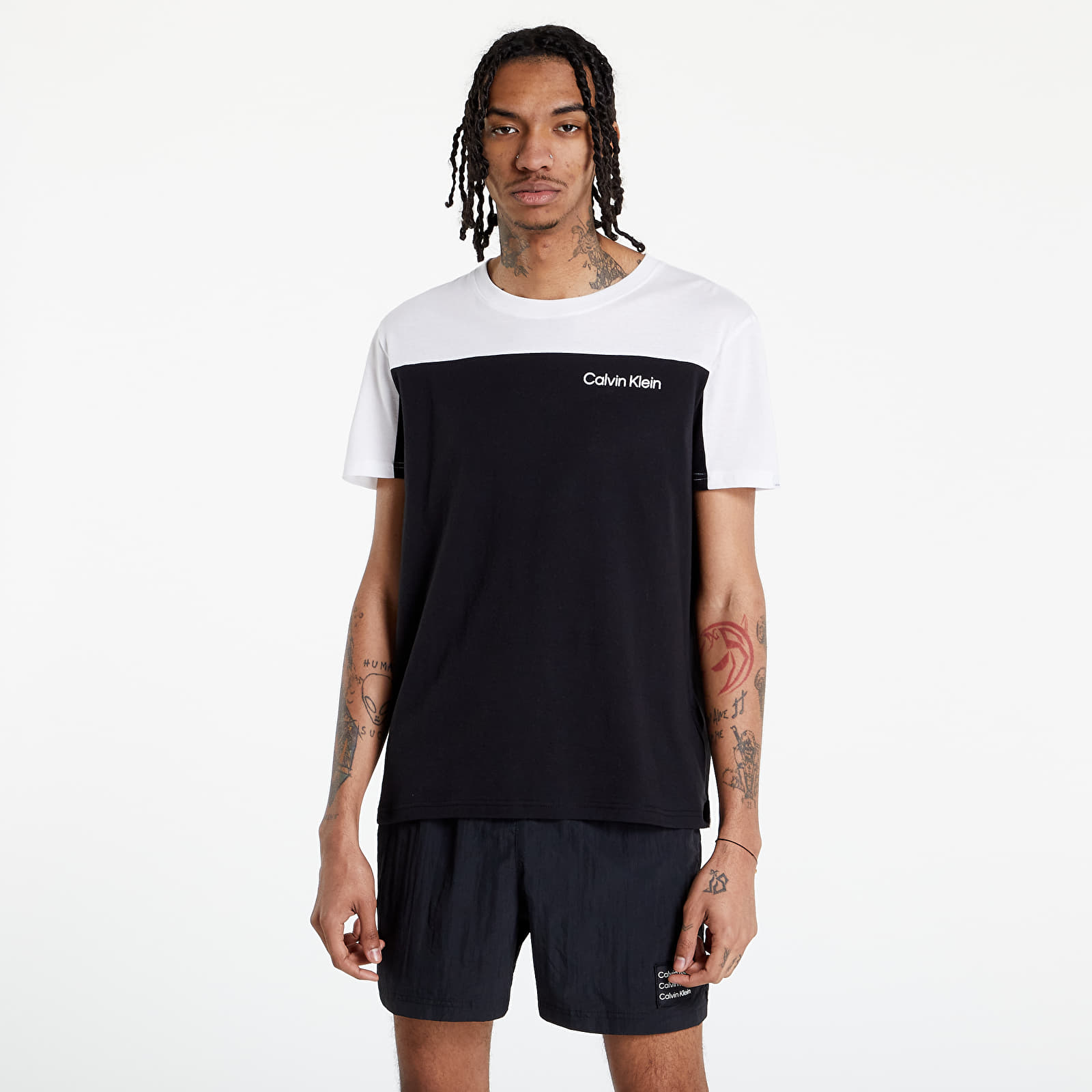 Majice T-shirt Calvin Klein Relaxed Fit Tee White/ Black