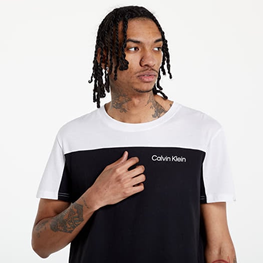 Camisetas Calvin Klein Relaxed Fit Tee White Black Footshop