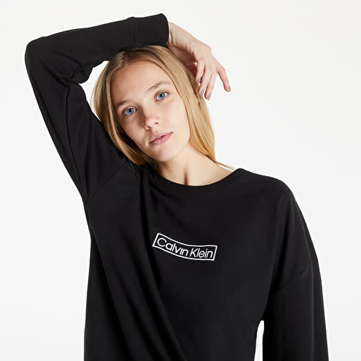 Calvin klein sales box logo sweatshirt