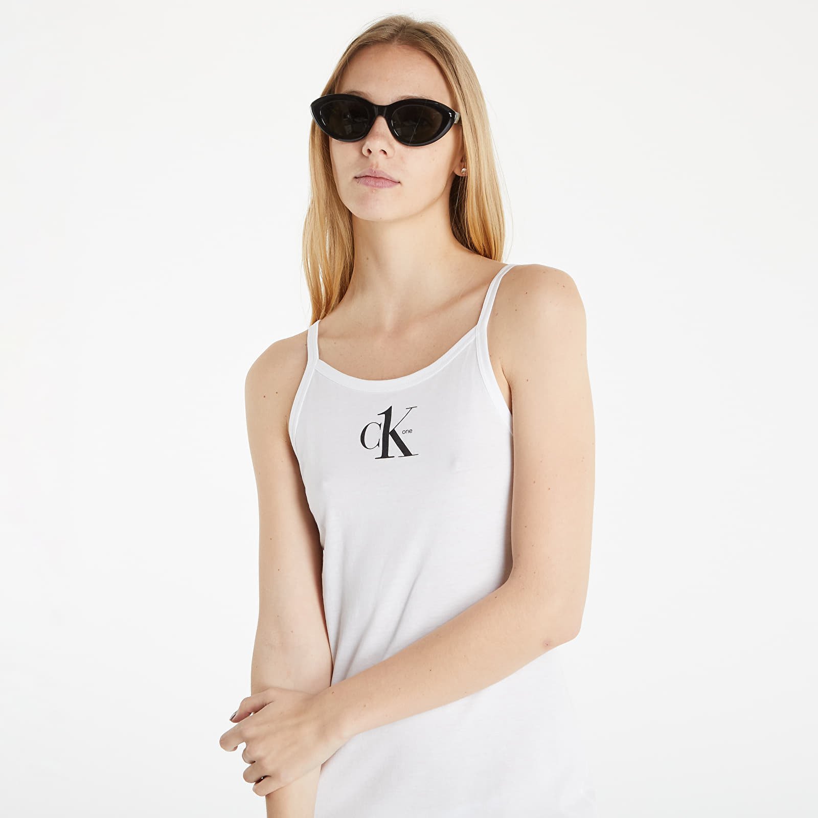 Robes Calvin Klein Logo Top Dress White