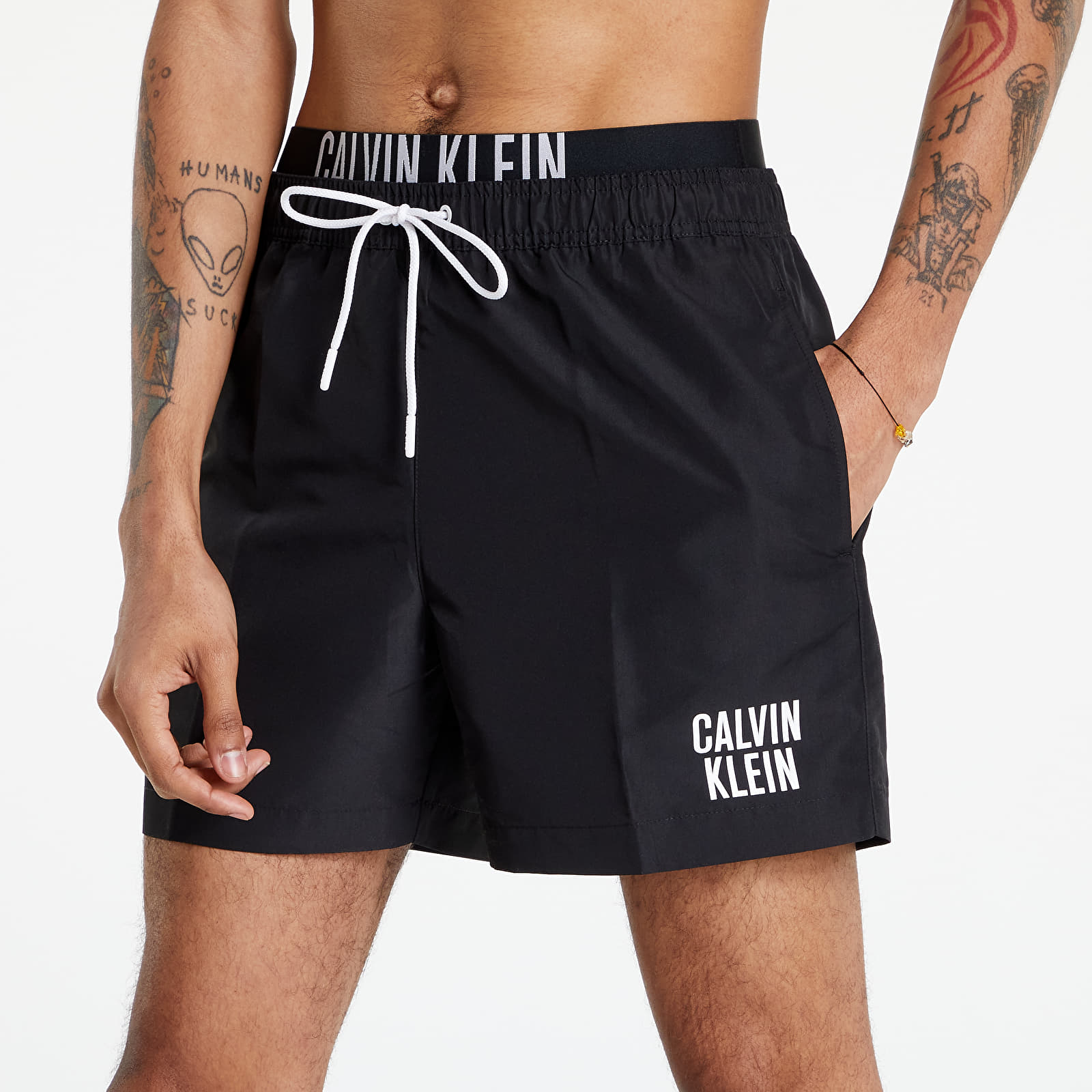 Šortai Calvin Klein Intense Power Black Stone Washed