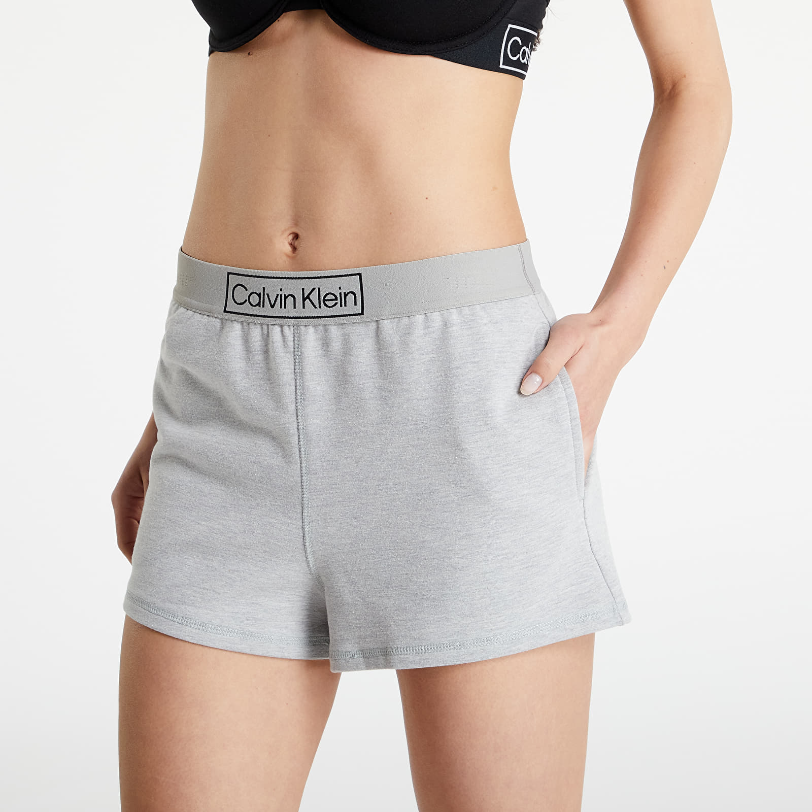 Calvin klein sale grey shorts womens