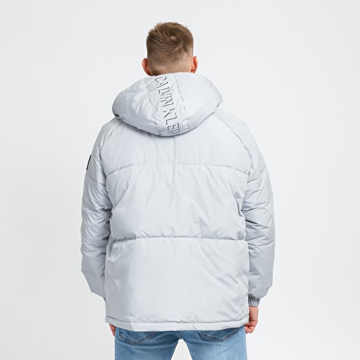Jackets CALVIN KLEIN JEANS M Oversized Puffer Jacket Gray Footshop