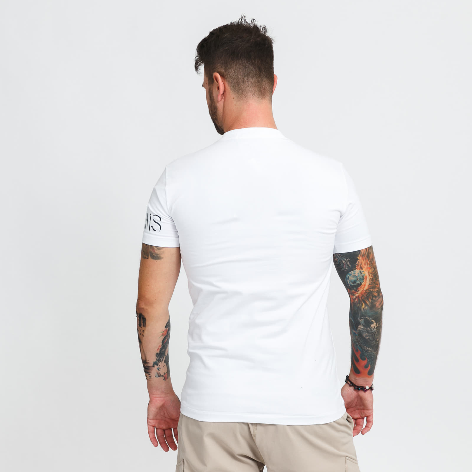Tričká CALVIN KLEIN JEANS Shadow Logo Tee White