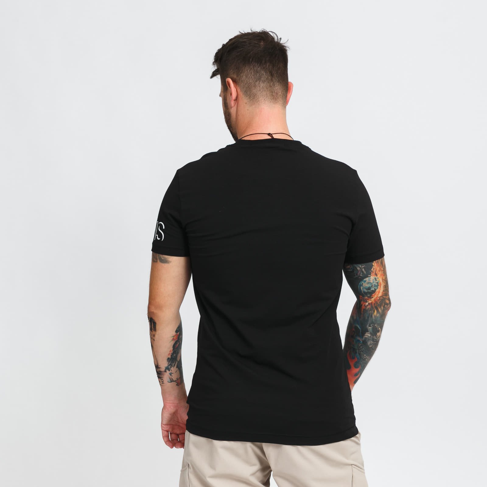 Trička CALVIN KLEIN JEANS Shadow Logo Tee Black