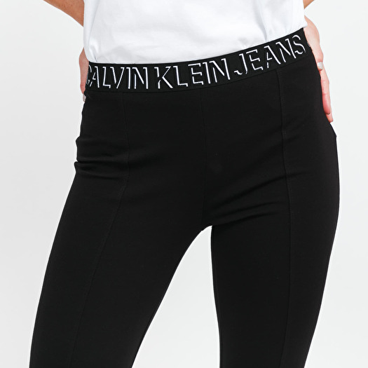 Calvin Klein Jeans logo-waistband Leggings - Farfetch  Waistband leggings,  Leggings are not pants, Jeans logo