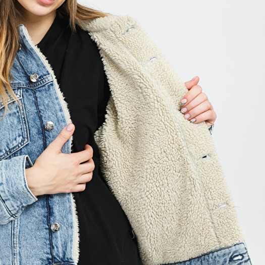 Calvin Klein Denim Sherpa Jacket 90's Sherpa Denim Jacket Calvin