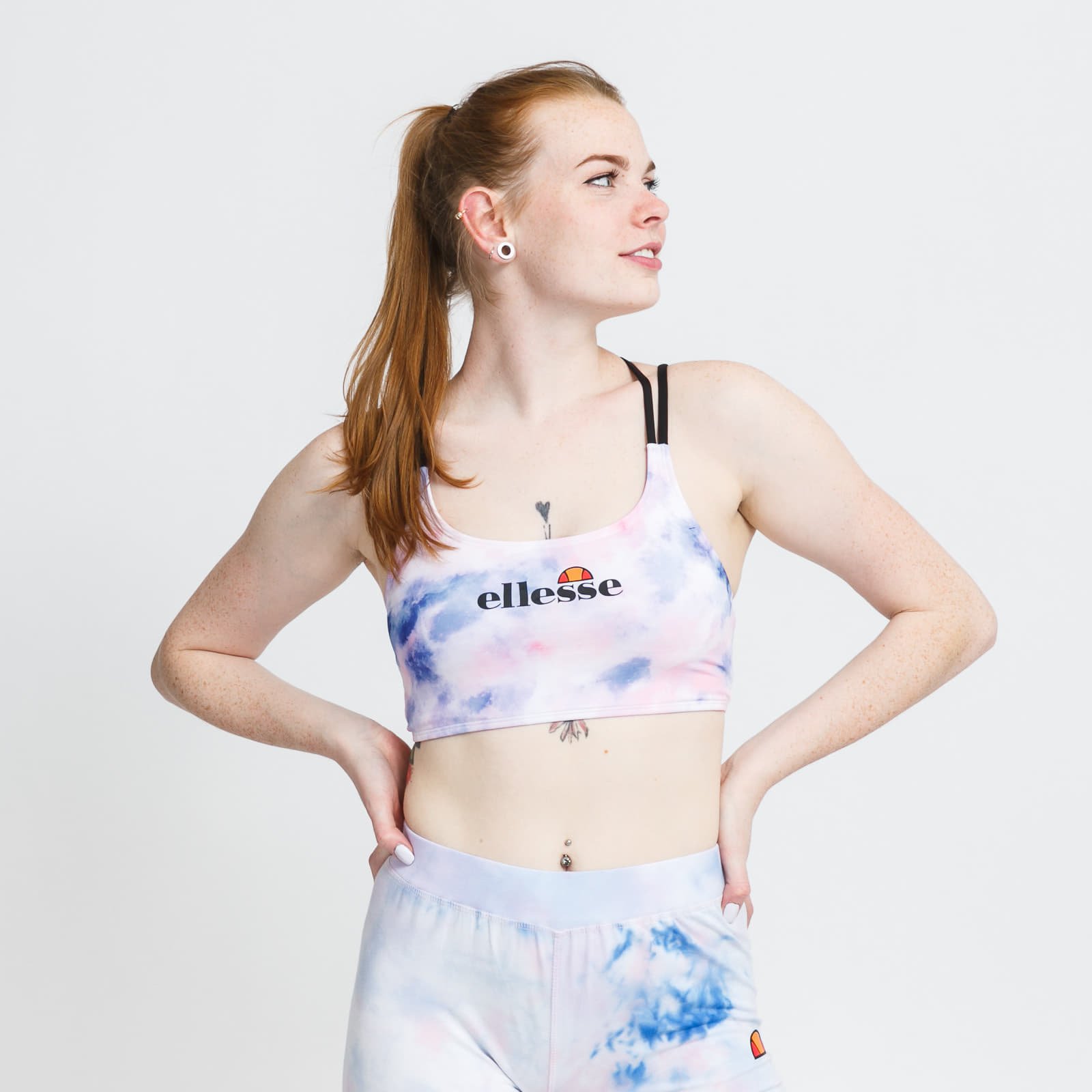Tank Tops ellesse Rosca Bikini Top Pink/ Navy