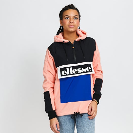 Hoodies and sweatshirts ellesse W Polar Resistant OH Hoody Pink Navy Blue Footshop