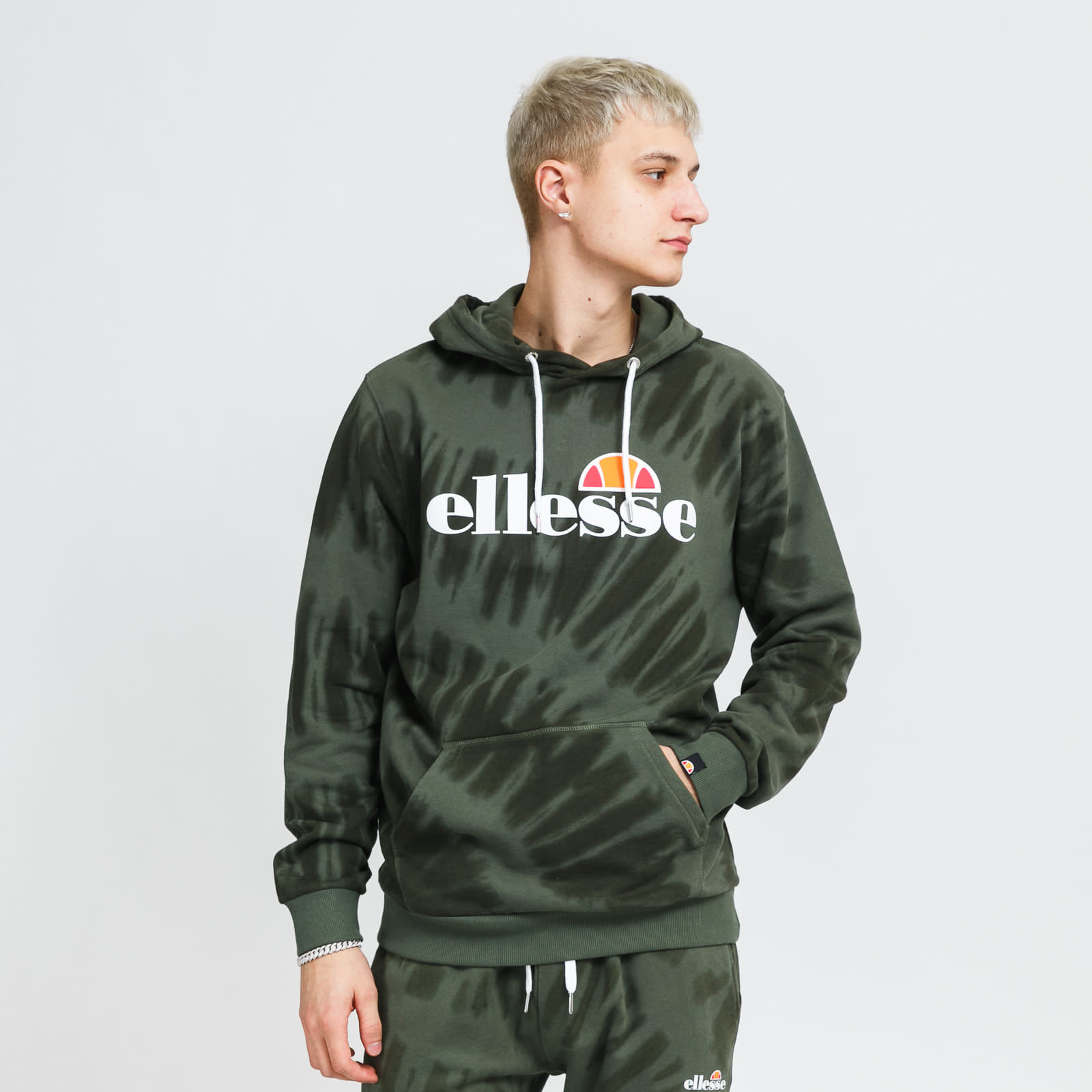 Hoodies and sweatshirts ellesse Sl Gottero Tie Dye Dark Green
