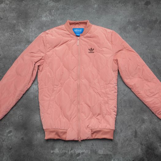 Adidas quilted bomber jacket mens on sale