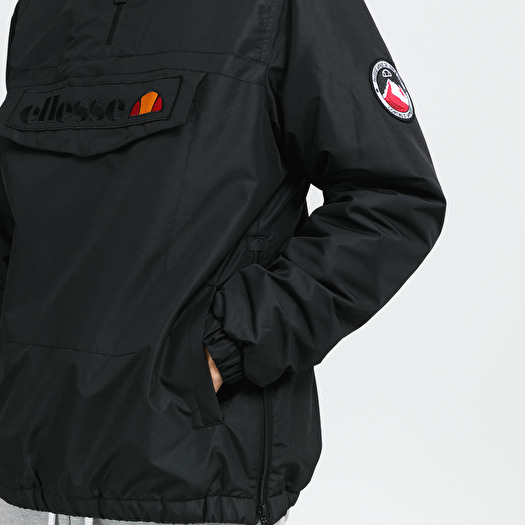 Ellesse black windbreaker discount