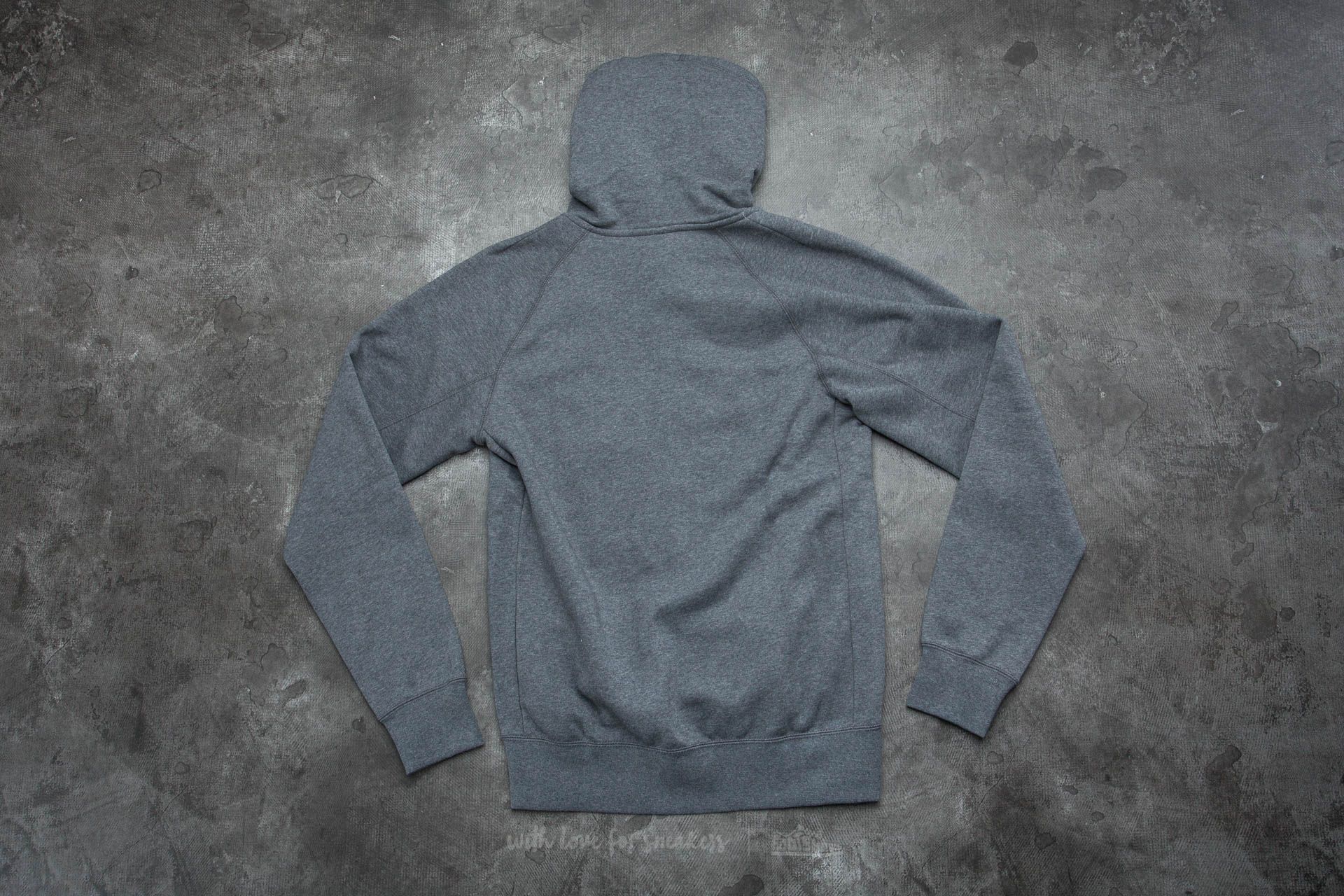 Sweatshirts Air Jordan 3 Fleece Full-zip Hoodie Charcoal Heather/Dark Grey