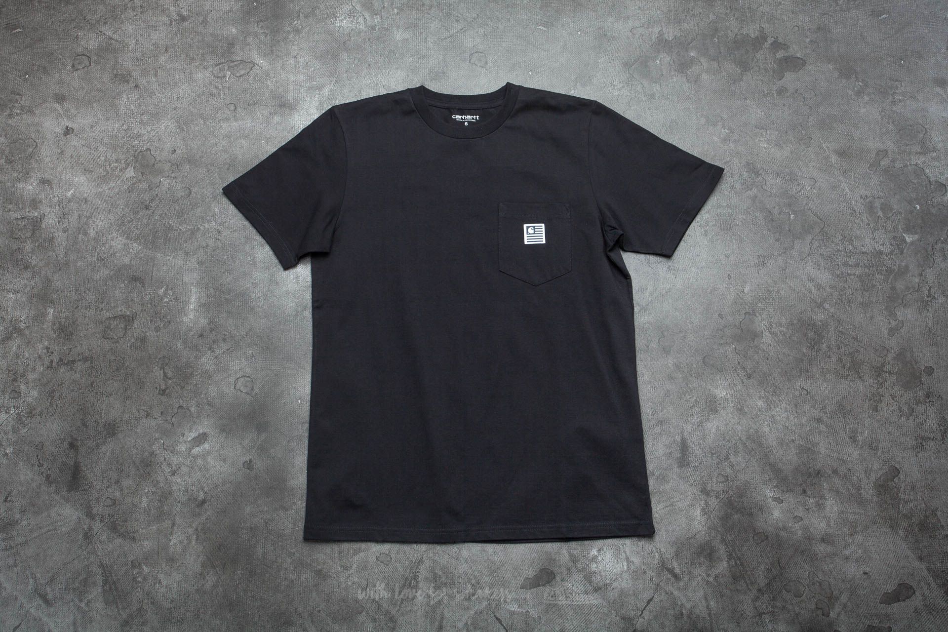 T-skjorter og skjorter Carhartt WIP Short Sleeve State Pocket T-Shirt Black