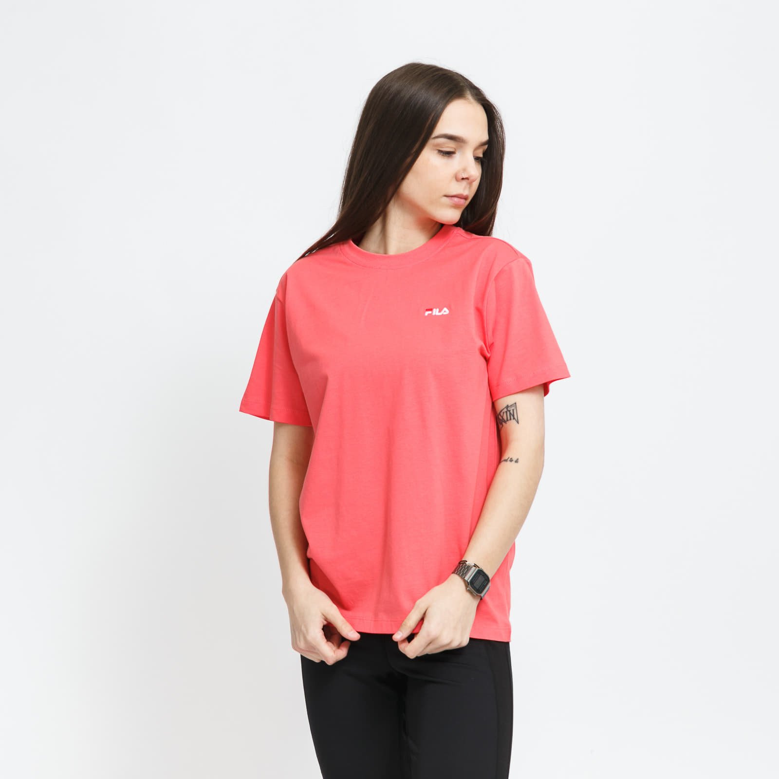 T-shirts Fila Women Eara Tee Dark Pink