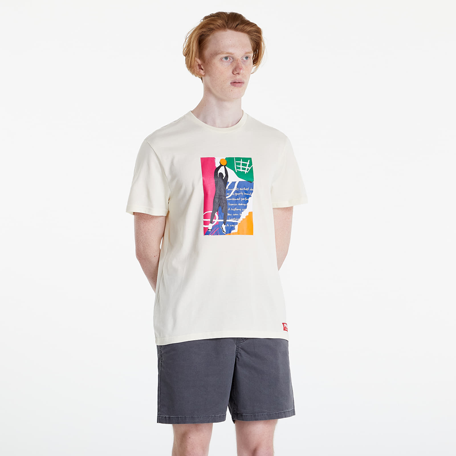 T-shirts Fila Teslic Tee Cream