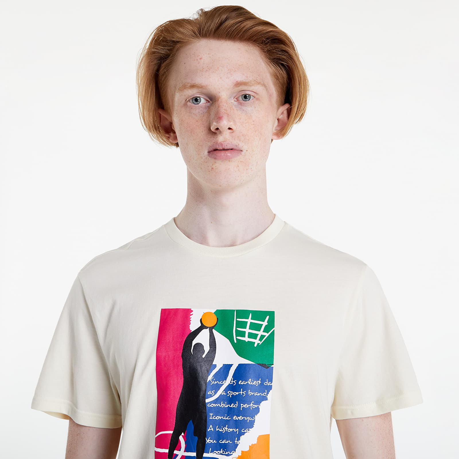 T-shirts Fila Teslic Tee Cream