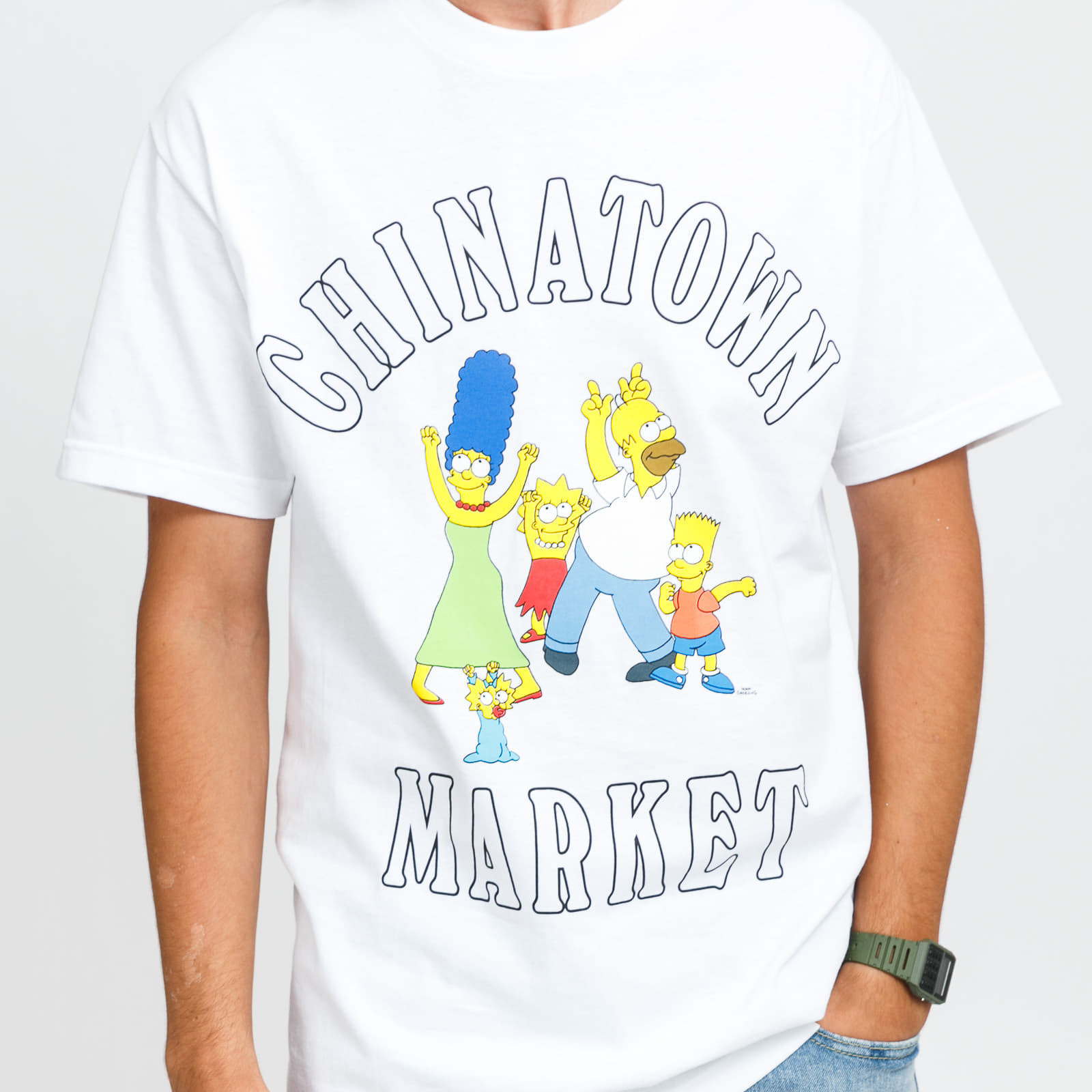 Tricouri  MARKET The Simpsons Family OG Tee White