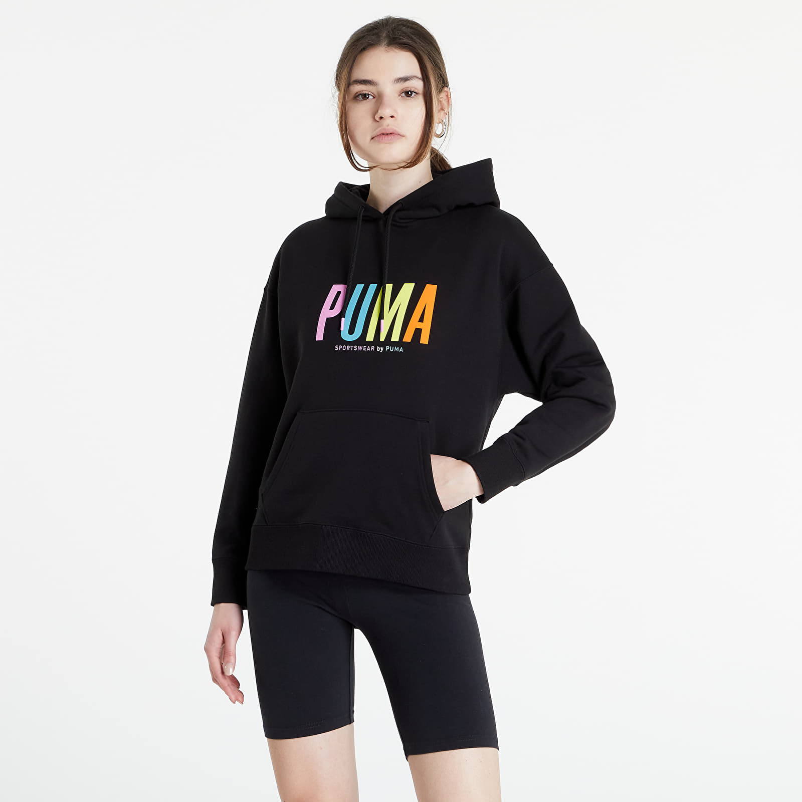 Sweatshirts Puma SWxP Graphic Hoddie Black
