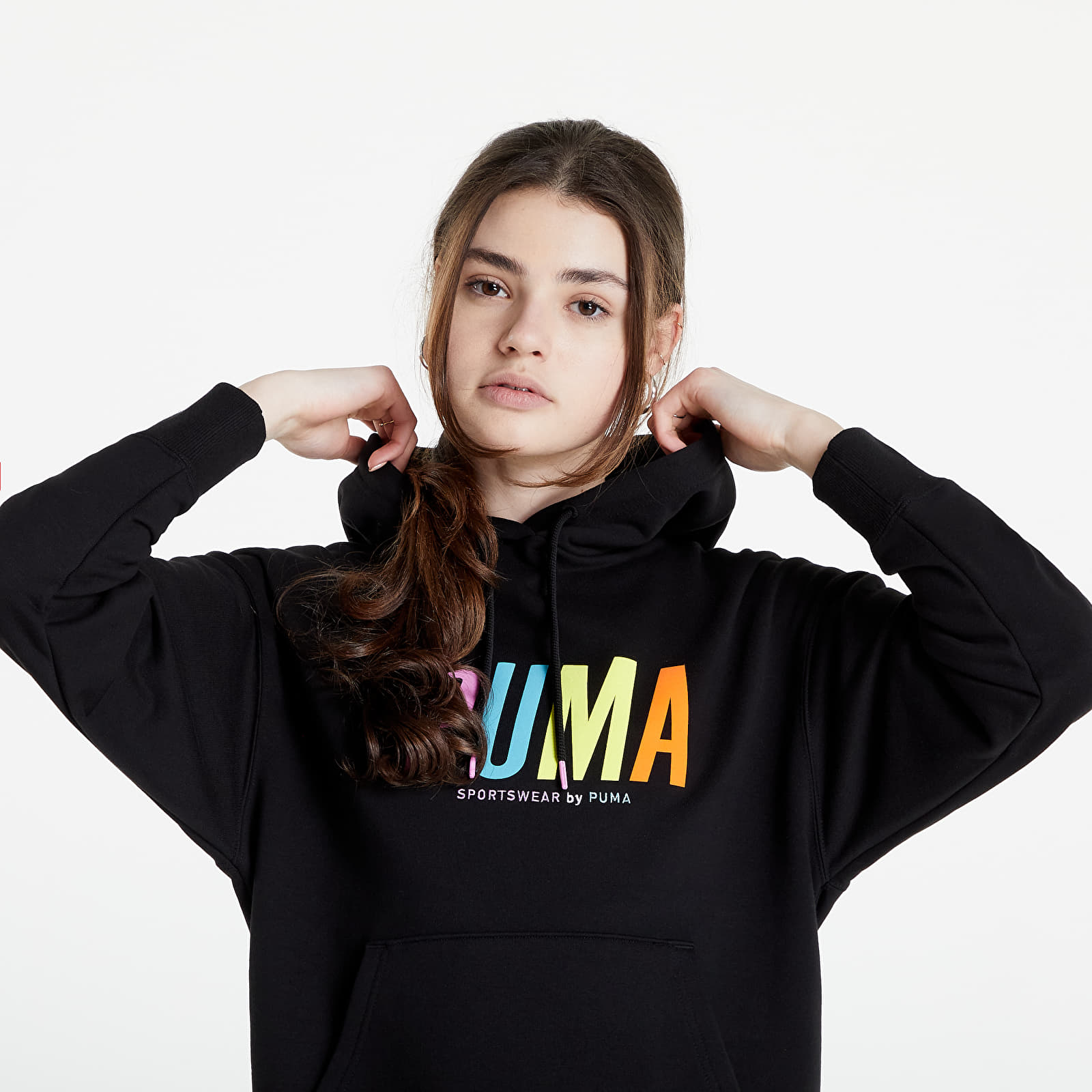 Hoodies and sweatshirts  Puma SWxP Graphic Hoddie Black