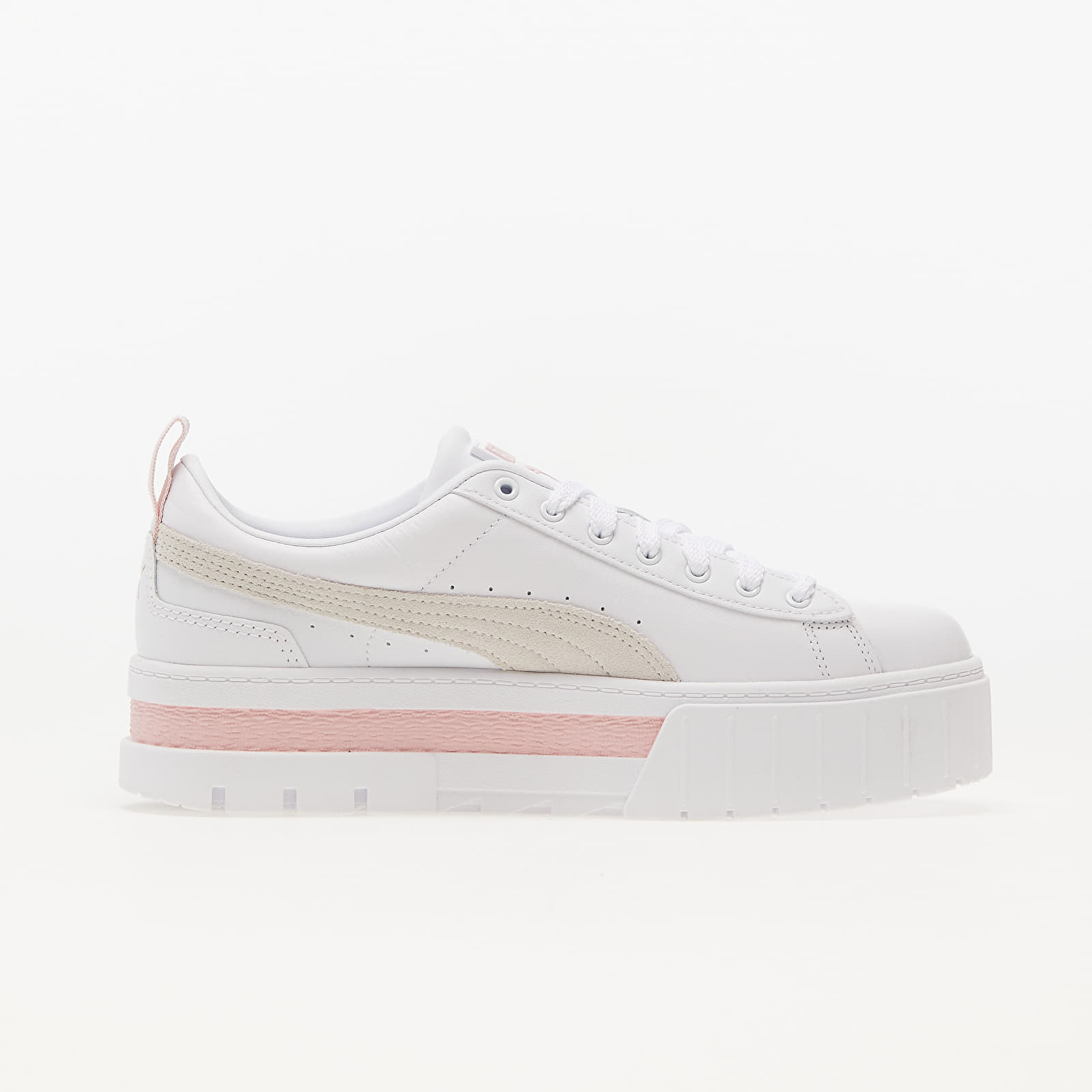 Încălțăminte și sneakerși pentru femei Puma Mayze Lth Wn Puma White/ Marshmallow