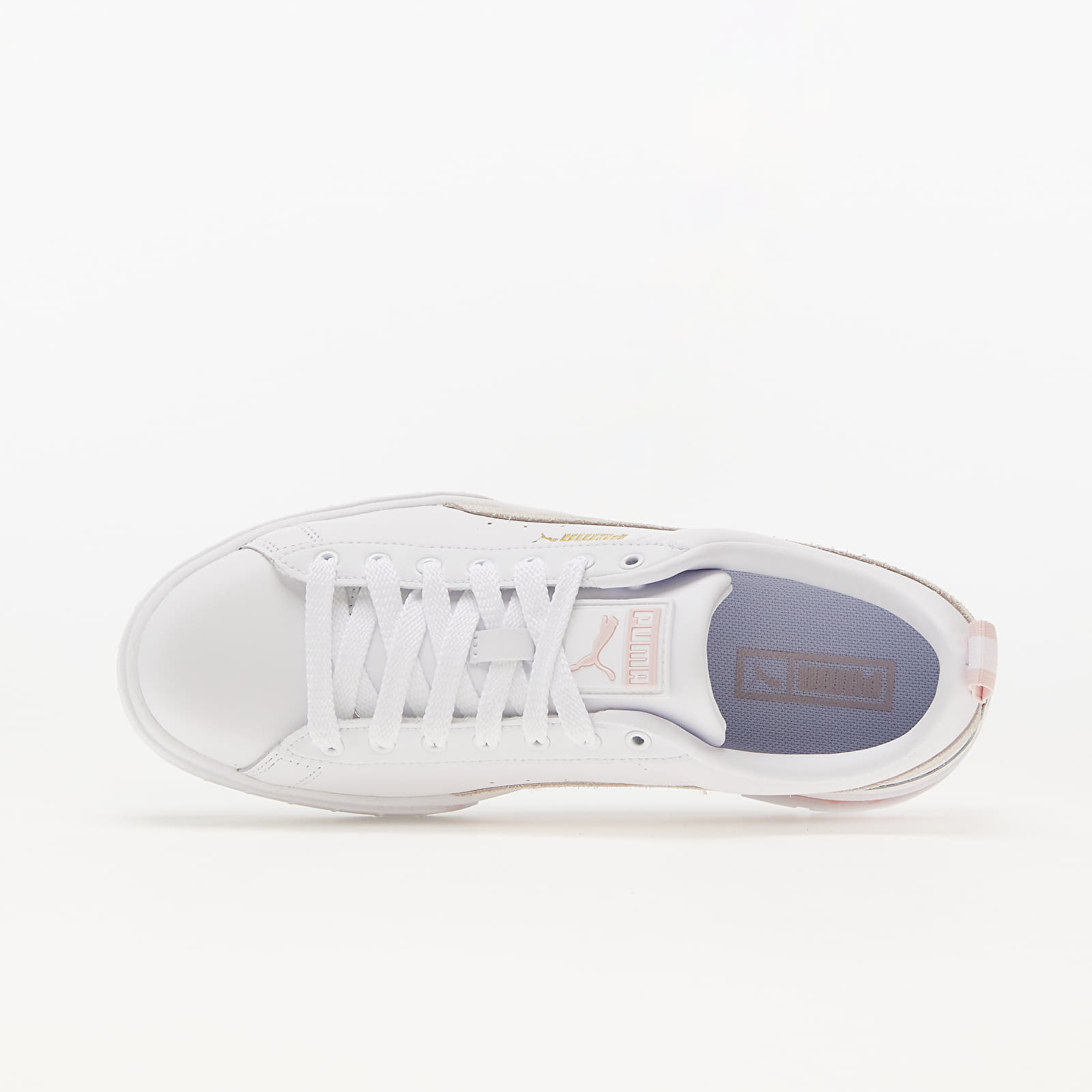 Încălțăminte și sneakerși pentru femei Puma Mayze Lth Wn Puma White/ Marshmallow