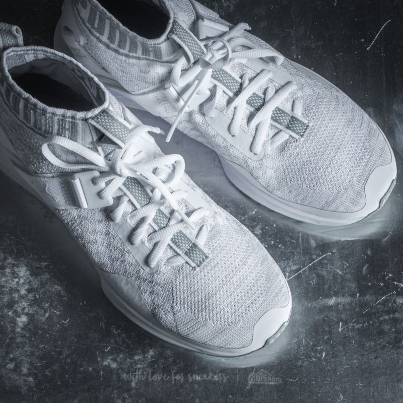 Puma Ignite evoKNIT White/ Quarry/ Vaporous Gray | Footshop
