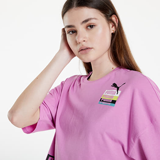 T-shirts Puma Brand Love Oversized Tee Pink | Footshop