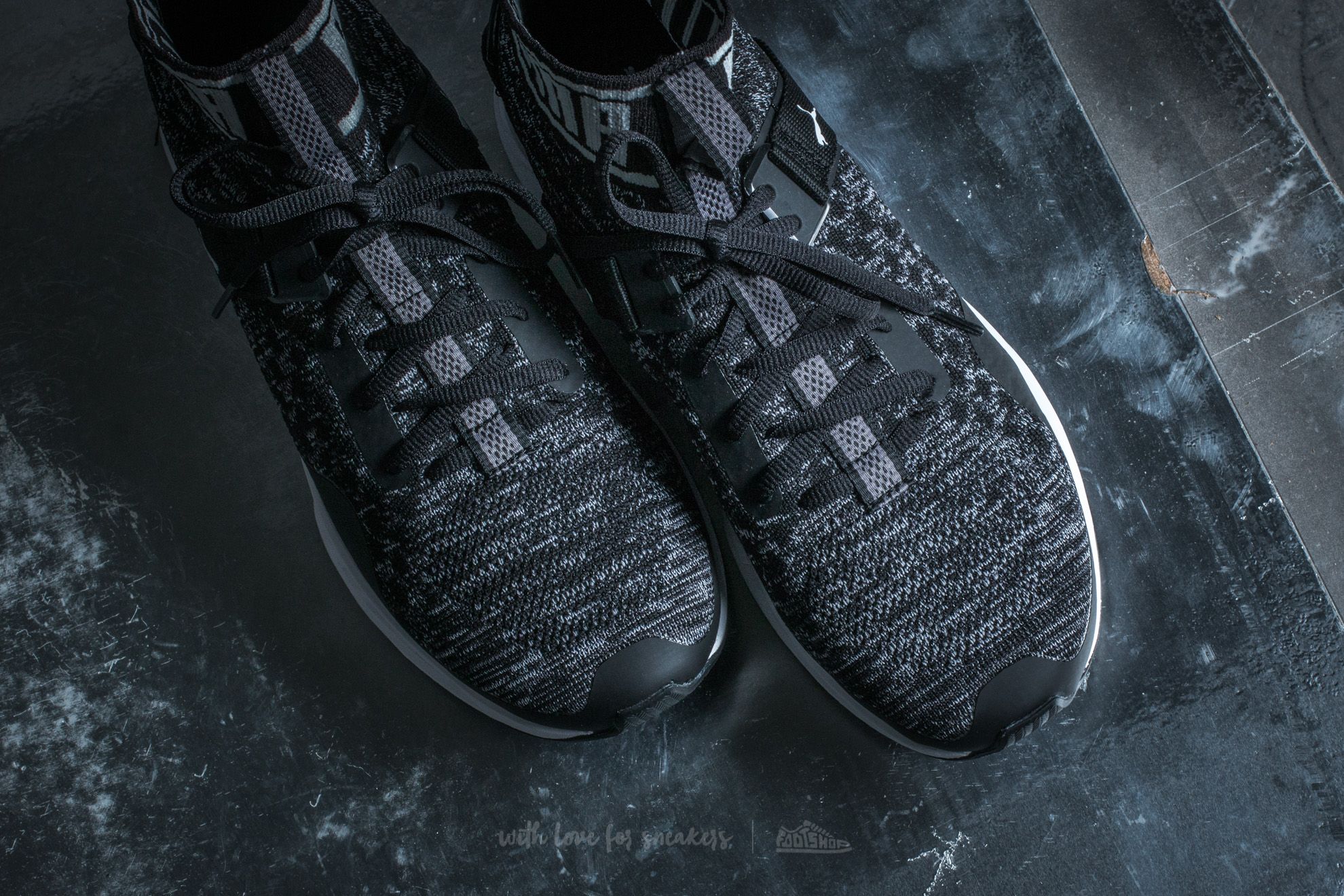Damen Sneaker und Schuhe Puma Wn's Ignite evoKNIT Black/ Quiet Shade/ White