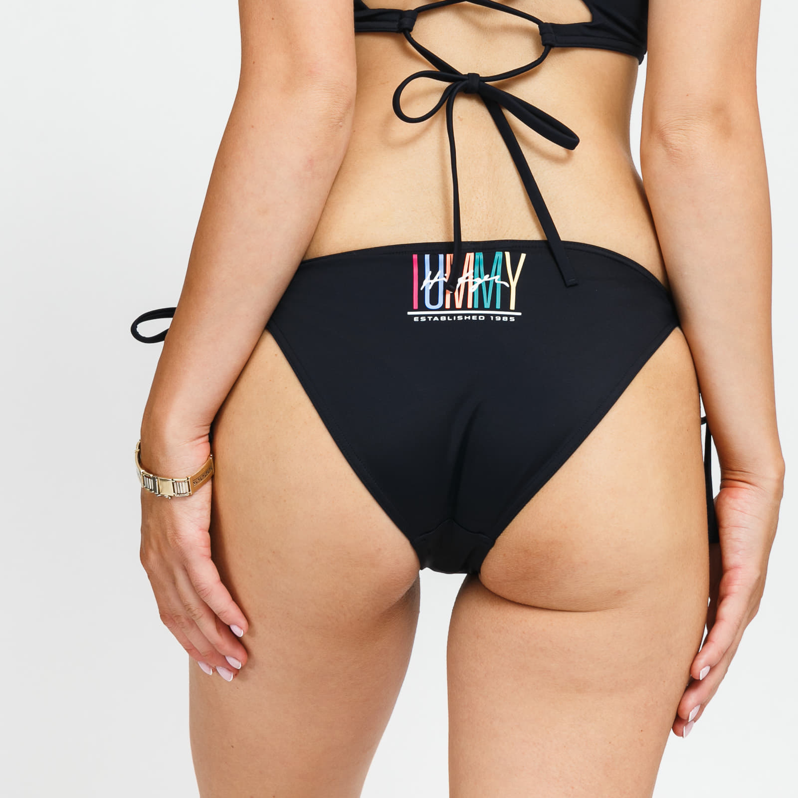 Tommy Hilfiger cheeky string tie side bikini bottoms