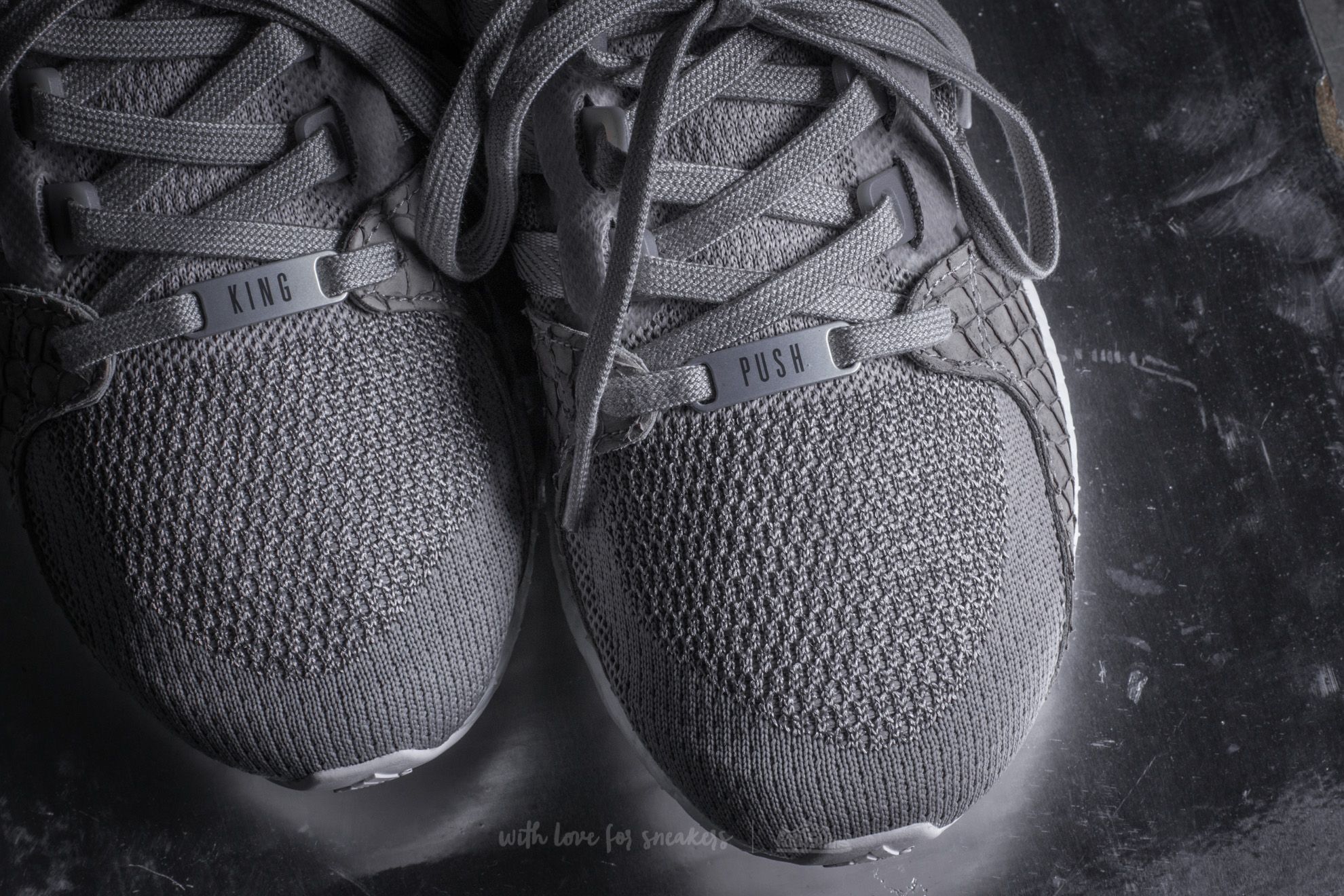 Pánské tenisky a boty adidas x King Push Equipment Support Ultra Primeknit Stone/ Stone/ Stone