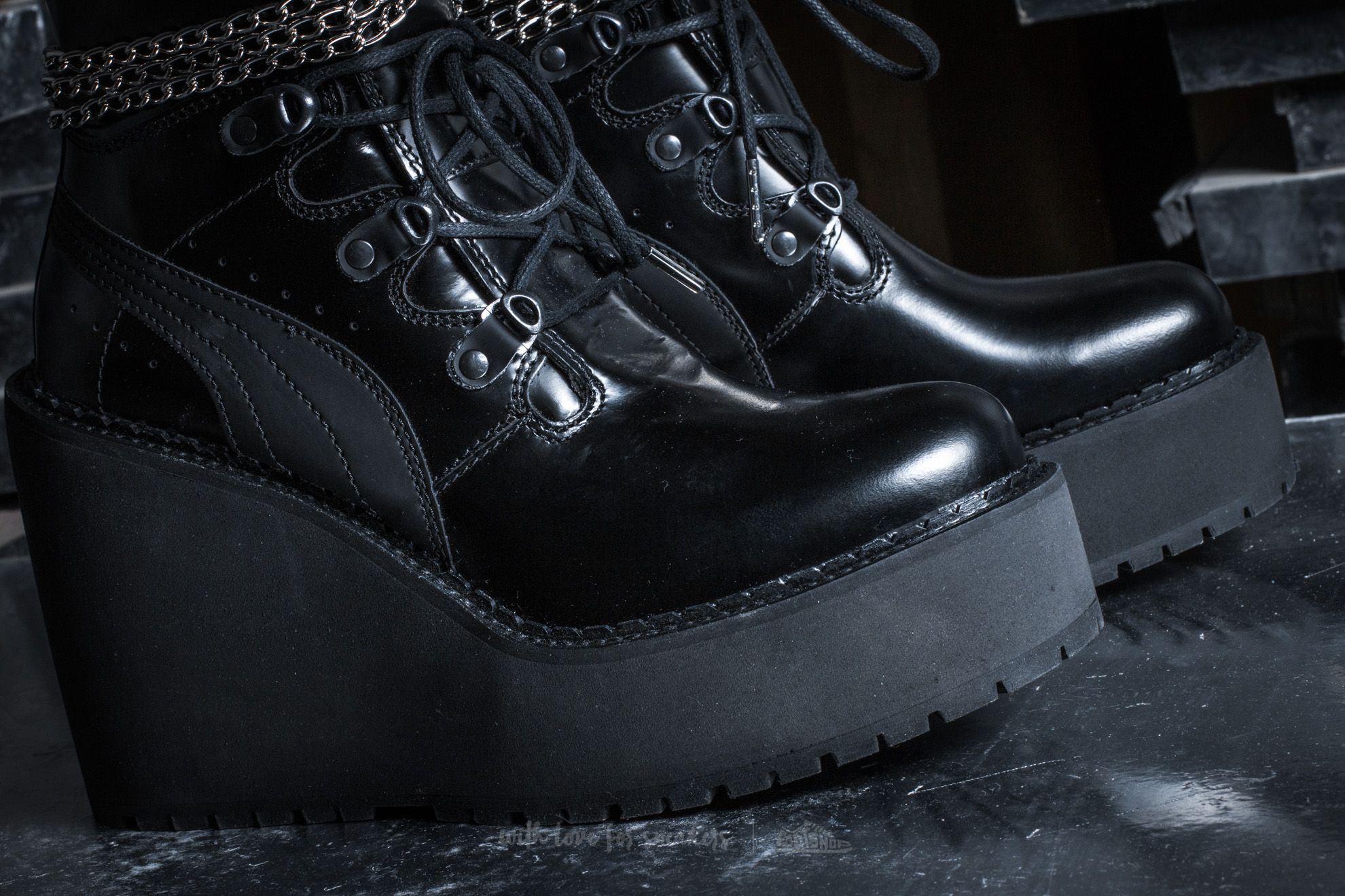 Fenty puma wedge boots on sale