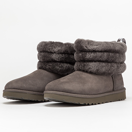 Ugg fluff mini quilted logo boots women's outlet