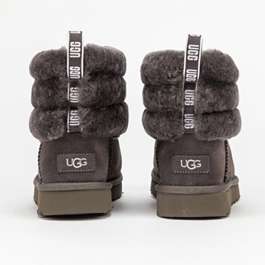 Women s shoes UGG W Fluff Mini Quilted Charcoal Footshop