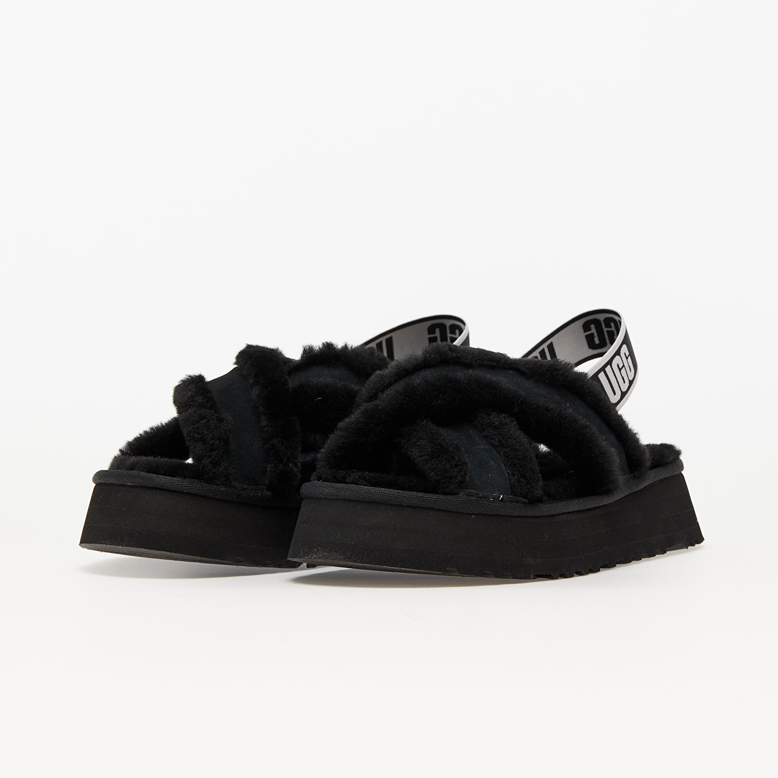 Moteriška avalynė UGG W Disco Cross Slide Black