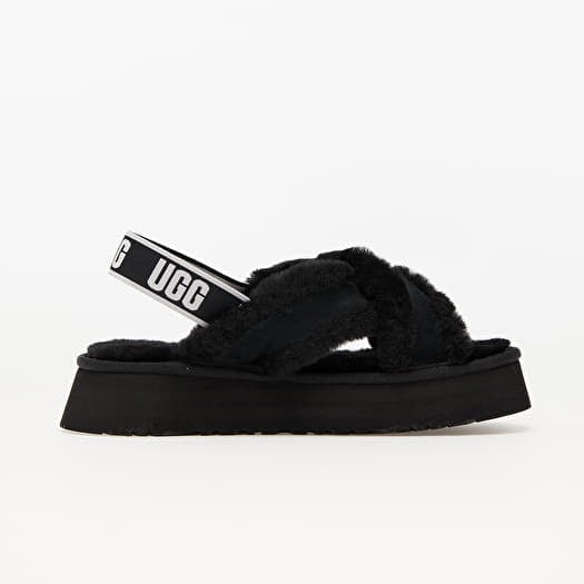 Uggs slides black cheap