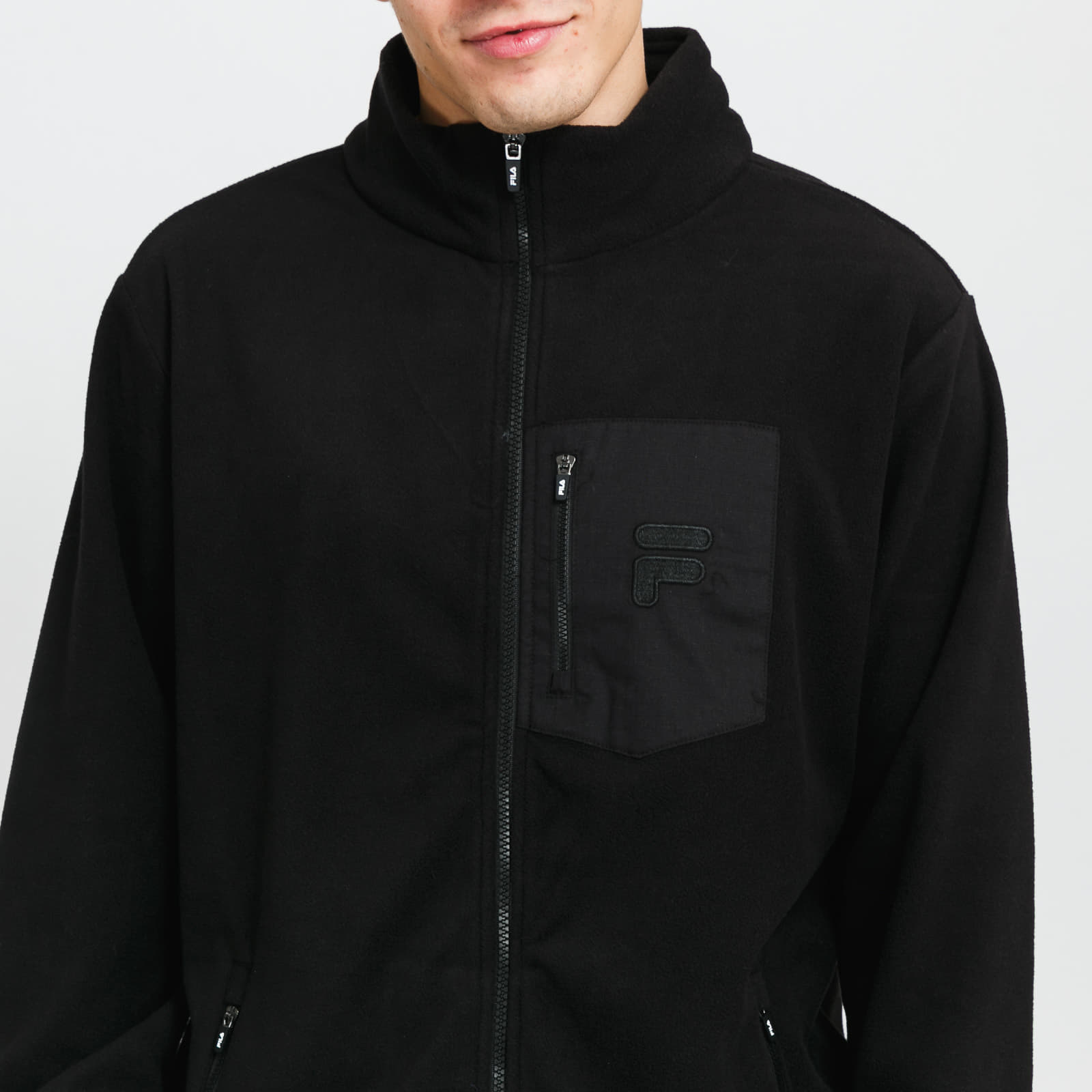 Mikiny Fila Men Paxton Fleece Jacket Black