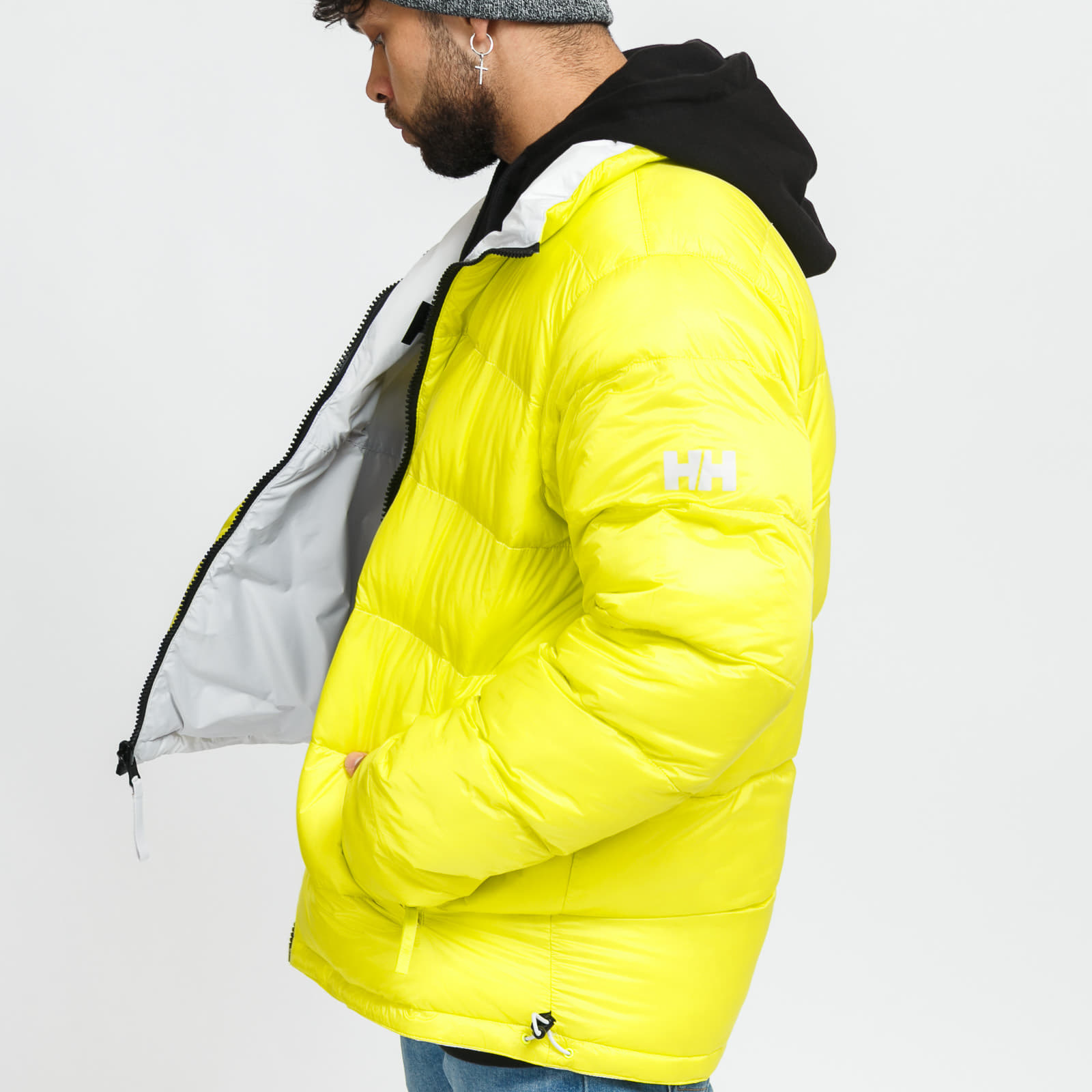 Jakne  Helly Hansen Active Reversible Jacket White/ Neon Yellow